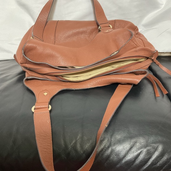 Lodis Tan Leather Shoulder Bag - Picture 13 of 16